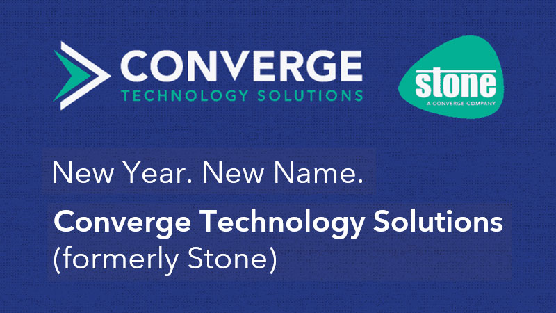 Announcement: Stone becomes Converge Technology Solutions