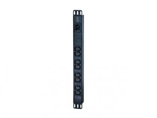 APC Easy Basic Rack PDU EPDU1016B - Power distribution unit (rack-mountable) - AC 200/208/230 V - 3680 VA - input: IEC 60320 C20 - output connectors: 8 (power IEC 60320 C13) - 1U - 2.5 m cord - black - for P/N: AR106V, SCL400RMJ1U, SCL500RMI1UC, SCL500RMI