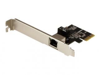 StarTech.com 1-Port Gigabit Ethernet Network Card - PCI Express, Intel I210 NIC - Single Port PCIe Network Adapter Card with Intel Chipset (ST1000SPEXI) - Network adapter - PCIe low profile - 1GbE - 1000Base-T - black