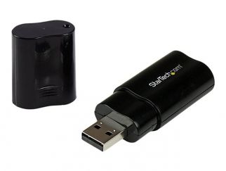 StarTech.com USB Sound Card - 3.5mm Audio Adapter - External Sound Card - Black - External Sound Card (ICUSBAUDIOB) - Sound card - stereo - USB 2.0 - for P/N: MU15MMS, MU6MMS, TB33A1C