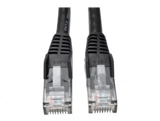 Eaton Tripp Lite Series Cat6 Gigabit Snagless Molded (UTP) Ethernet Cable (RJ45 M/M), PoE, Black, 5 ft. (1.52 m) - Patch cable - RJ-45 (M) to RJ-45 (M) - 1.52 m - UTP - CAT 6 - molded, snagless, stranded - black