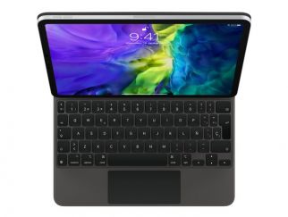 Apple Magic Keyboard - Keyboard and folio case - with trackpad - backlit - Apple Smart connector - Spanish - for Apple 10.9-inch iPad Air (4th gen, 5th gen), 11-inch iPad Air (M2), 11-inch iPad Pro (1st gen, 2nd gen, 3rd gen, 4th gen)