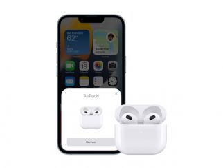 Apple AirPods with MagSafe Charging Case - 3rd generation - true wireless earphones with mic - ear-bud - Bluetooth