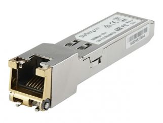 StarTech.com Cisco GLC-TE Compatible Module, 1000BASE-T Copper Industrial Gigabit Ethernet Transceiver, SFP to RJ45 Cat6/Cat5e 100m Extended Temp, Cisco Firepower, IE 2000, C9500, C2960 - Lifetime Warranty (GLCTEST) - SFP (mini-GBIC) transceiver module (e