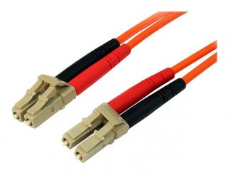 StarTech.com 30m Fiber Optic Cable - Multimode Duplex 50/125 - LSZH - LC/LC - OM2 - LC to LC Fiber Patch Cable (50FIBLCLC30) - network cable - 30 m - orange