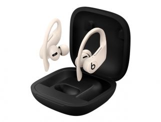 Beats Powerbeats Pro - True wireless earphones with mic - in-ear - over-the-ear mount - Bluetooth - noise isolating - ivory - for iPad/iPhone/iPod/TV/Watch