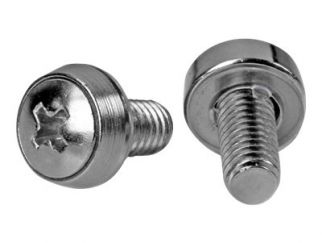 StarTech.com 50 Pkg M6 Mounting Screws for Server Rack Cabinet (CABSCREWSM6) - screw kit