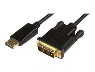 StarTech.com DisplayPort to DVI Converter Cable - DP to DVI Adapter - 3ft - 1920x1200 (DP2DVI2MM3) - display cable - 91.4 cm