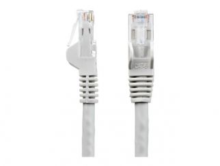 StarTech.com 100ft CAT6 Ethernet Cable, 10 Gigabit Snagless RJ45 650MHz 100W PoE Patch Cord, CAT 6 10GbE UTP Network Cable w/Strain Relief, Gray, Fluke Tested/Wiring is UL Certified/TIA - Category 6 - 24AWG (N6PATCH100GR) - Patch cable - RJ-45 (M) to RJ-4