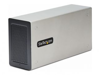 StarTech.com Thunderbolt 3 PCIe Expansion Chassis, Enclosure Box W/Dual PCI-E Slots, External PCIe Slots for Laptops/Desktops/All-In-Ones, 8K/4K Output Via TB3/DP 1.4 Ports - For PCI Express Cards (2TBT3-PCIE-ENCLOSURE) - System bus extender - DP - 120 Wa