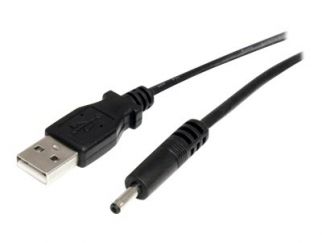 StarTech.com 3 ft. (0.9 m) USB to Type H Barrel 5V DC Power Cable - USB to 3.4mm Power Cable - 5V DC Type H - Black - Bluetooth Charger (USB2TYPEH) - USB / power cable - USB (power only) to DC jack 3.4 mm - 91 cm