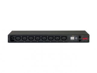 APC Metered Rack PDU AP7821B - Power distribution unit (rack-mountable) - AC 100-240 V - Ethernet 10/100 - input: IEC 60320 C20 - output connectors: 8 (power IEC 60320 C13) - 1U - 2.5 m cord - for P/N: SMTL1000RMI2UC, SMX1000C, SMX1500RM2UC, SMX1500RM2UCN