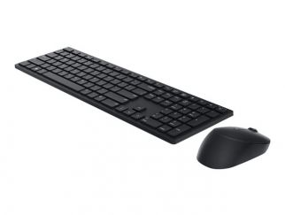 Dell Pro KM5221W - Keyboard and mouse set - wireless - 2.4 GHz - QWERTY - UK - black