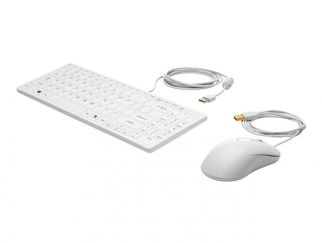 HP - Healthcare - keyboard and mouse set - USB - UK - for HP Z1 G8, EliteDesk 80X G6, 80X G8, EliteOne 800 G8, Engage One Pro, ProDesk 40X G6