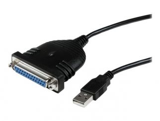 StarTech.com 6 ft / 2m USB to DB25 Parallel Printer Adapter Cable - 2 Meter USB to IEEE-1284 Printer Cable - USB A to DB25 M/F (ICUSB1284D25) - parallel adapter - USB 2.0 - IEEE 1284