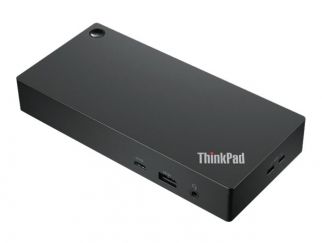 Lenovo ThinkPad Universal USB-C Smart Dock - Docking station - USB-C - HDMI, 2 x DP - 1GbE - 135 Watt - for ThinkPad E14 Gen 3, T14s Gen 2, X1 Carbon Gen 9, X1 Yoga Gen 6