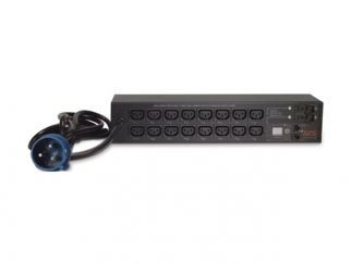 APC Switched Rack PDU AP7922B - Power distribution unit (rack-mountable) - AC 230 V - Ethernet 10/100 - input: IEC 60309 32A - output connectors: 16 (power IEC 60320 C13) - 2U - 3.66 m cord - for P/N: SCL400RMJ1U, SCL500RMI1UC, SCL500RMI1UNC, SMTL1000RMI2