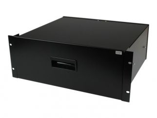 4U BLACK STEEL STORAGE DRAWER FOR 19IN RACKS AND CABINETS