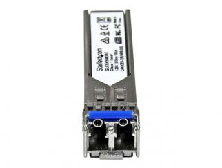 StarTech.com Cisco GLC-LH-SMD Compatible SFP Module, 1000BASE-LX/LH, 1GbE Single Mode (SMF) Fiber SMF Optic Transceiver, 1GE Gigabit Ethernet, LC Connector, 10km 1310nm, Firepower, ASR920 (GLCLHSMD10ST) - SFP (mini-GBIC) transceiver module - 1GbE