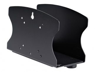 StarTech.com PC Wall Mount Bracket, For Desktop Computers Up To 40lb, Toolless Width Adjustment 1.9-7.8in (50-200mm), Heavy-Duty Steel, CPU Tower/Case Shelf/Holder, Includes Mounting Hardware and Spacers (2NS-CPU-WALL-MOUNT) - desktop to wall/monitor moun