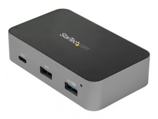 StarTech.com 3 Port USB C 3.1 Gen 2 Hub with Ethernet Adapter, 10Gbps USB Type C to 2x USB-A & 1x USB-C Ports, USB Hub w/ BC 1.2 Phone Fast Charging, Superspeed 10Gbps USB C Hub with GbE - Windows/macOS/Linux - hub - 3 ports