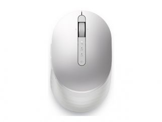 Dell Premier MS7421W - Mouse - optical - 7 buttons - wireless - 2.4 GHz, Bluetooth 5.0 - platinum silver - with 3 years Next Business Day Advanced Exchange Service