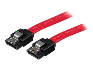 StarTech.com Latching SATA Cable - SATA cable - Serial ATA 150/300/600 - SATA (R) to SATA (R) - 15 cm - latched - red - for P/N: 10P6G-PCIE-SATA-CARD, 2P6G-PCIE-SATA-CARD, 4P6G-PCIE-SATA-CARD, 6P6G-PCIE-SATA-CARD