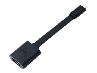 Dell - USB adapter - 24 pin USB-C (M) to USB Type A (F) - USB 3.1 - 13.2 cm - black