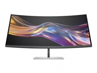 HP 738pu - Series 7 Pro - LED monitor - curved - 38" (37.52" viewable) - 3840 x 1600 WQHD+ @ 60 Hz - IPS Black - 400 cd/m² - 2000:1 - DisplayHDR 400 - 5 ms - Thunderbolt 4, HDMI, DisplayPort, USB-C - speakers - black, silver