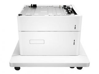 HP Paper Feeder and Stand - Printer base with media feeder - 2550 sheets in 2 tray(s) - for Color LaserJet Managed E65150, E65160, Color LaserJet Managed Flow MFP E67660