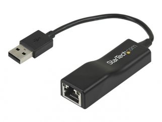 StarTech.com USB 2.0 to 10/100 Mbps Ethernet Network Adapter Dongle - USB Network Adapter - USB 2.0 Fast Ethernet Adapter - USB NIC (USB2100) - Network adapter - USB 2.0 - 10/100 Ethernet - black