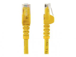 StarTech.com 5m CAT6 Ethernet Cable, 10 Gigabit Snagless RJ45 650MHz 100W PoE Patch Cord, CAT 6 10GbE UTP Network Cable w/Strain Relief, Yellow, Fluke Tested/Wiring is UL Certified/TIA - Category 6 - 24AWG (N6PATC5MYL) - Network cable - RJ-45 (M) to RJ-45