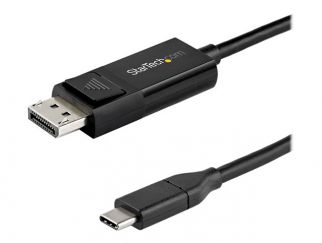 StarTech.com 3ft/1m USB C to DisplayPort 1.4 Cable 8K 60Hz/4K, Bidirectional DP to USB-C or USB-C to DP Reversible Video Adapter Cable, HBR3/HDR/DSC, USB Type C/Thunderbolt 3 Monitor Cable - 8K USB-C to DP Cable (CDP2DP141MBD) - DisplayPort cable - 24 pin