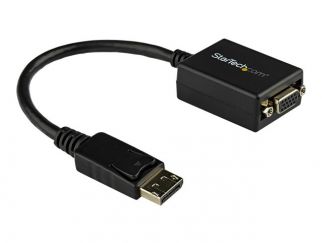 StarTech.com DisplayPort To VGA Video Adapter Converter - Active - 1080p - DP to VGA Converter (DP2VGA2) - Display adapter - DisplayPort (M) to HD-15 (VGA) (F) - 27.94 cm - latched - black - for P/N: DK30C2DAGPD, MST14DP123DP, TB32DP14, TB3CDK2DP, TB3CDK2