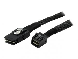 StarTech.com 1m Internal Mini SAS Cable - SFF-8087 to SFF-8643 - Mini SAS to Mini SAS (SAS87431M) - SAS internal cable - SAS 12Gbit/s - Mini SAS (SFF-8087) (P) to 4 x Mini SAS HD (SFF-8643) (P) - 1 m - straight connector, latched - black - for P/N: SFF864