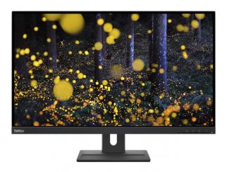 Lenovo ThinkVision E27q-20 - LED monitor - 27" - 2560 x 1440 QHD @ 75 Hz - IPS - 350 cd/m² - 1000:1 - 4 ms - HDMI, DisplayPort - speakers - raven black