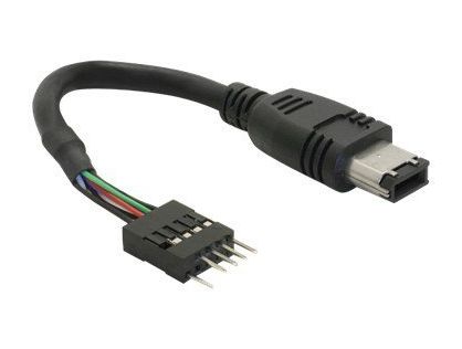 Delock - IEEE 1394 cable - 6 PIN FireWire to IEEE 1394 header - 16.5 cm