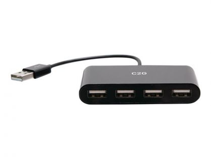 C2G 4-Port USB-A Hub - Hub - 4 x USB 2.0 - desktop