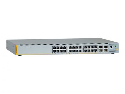 Allied Telesis AT x230-28GP - Switch - L2+ - Managed - 24 x 10/100/1000 (PoE+) + 4 x SFP - desktop, rack-mountable, wall-mountable - PoE+ (370 W)