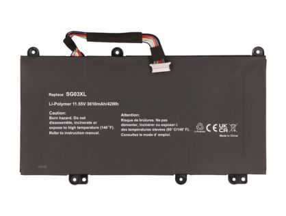 2-Power - laptop battery - 11.55 V - Li-pol - 3610 mAh - 42 Wh