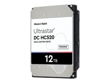 WD Ultrastar DC HC520 HUH721212ALE600 - Hard drive - 12 TB - internal - 3.5" - SATA 6Gb/s - 7200 rpm - buffer: 256 MB