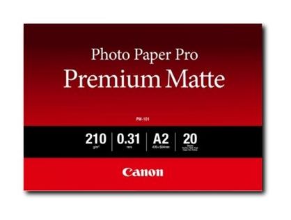 Canon Pro Premium PM-101 - Smooth matte - 310 micron - warm white tone - A2 (420 x 594 mm) - 210 g/m - 20 sheet(s) photo paper