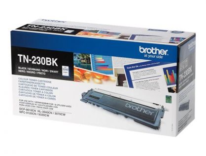 Brother TN230BK - Black - original - toner cartridge - for Brother DCP-9010CN, HL-3040CN, HL-3040CW, HL-3070CW, MFC-9120CN, MFC-9320CN, MFC-9320CW