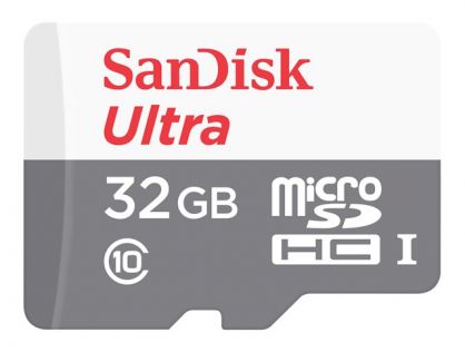 SanDisk Ultra - Flash memory card (microSDHC to SD adapter included) - 32 GB - Class 10 - microSDHC UHS-I