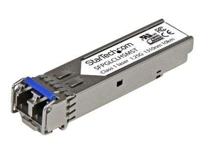 StarTech.com Cisco GLC-LH-SM Compatible SFP Module, 1000BASE-LX/LH, 1GE Gigabit Ethernet SFP, LC Connector, 10km, 1310nm, Cisco IE3400, IE3300, IE3200, Mini GBIC Transceiver SFP Module - Lifetime Warranty (SFPGLCLHSMST) - SFP (mini-GBIC) transceiver modul