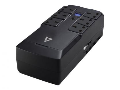 750VA DESKTOP UPS LCD 6 OUT 3 UPS+3 SURGE UK 230V USB RJ45