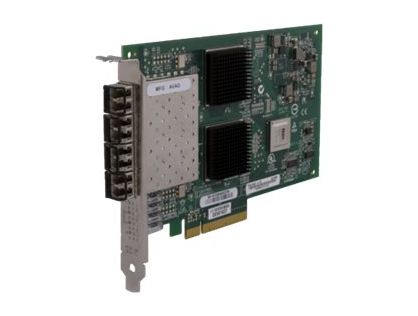 HPE StoreFabric 84Q - Host bus adapter - PCIe 2.0 x4 / PCIe x8 low profile - 8Gb Fibre Channel x 4