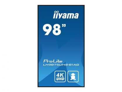 iiyama ProLite LH9875UHS-B1AG 98" Class (97.5" viewable) LED-backlit LCD display - 4K - for digital signage