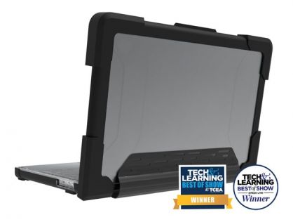 MAXCases Extreme Shell S - Notebook shell case - rugged - 11" - black, clear - for Lenovo 100e Chromebook (2nd Gen) 81MA