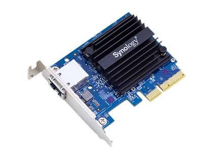 Synology E10G18-T1 - Network adapter - PCIe 3.0 x4 low profile - 10Gb Ethernet x 1 - for Disk Station DS1618, RackStation RS1219, RS2418, RS2818, RS3618, RS818